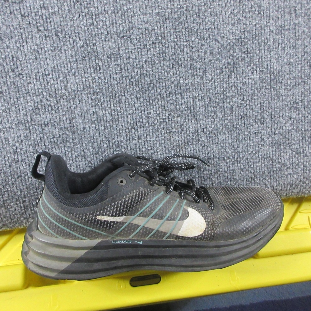 Nike Lunar Shoes Mens Size 7 Black Mesh Low Top Running Sneaker HV2523-002